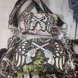 Conceal carry purse w matching wallet